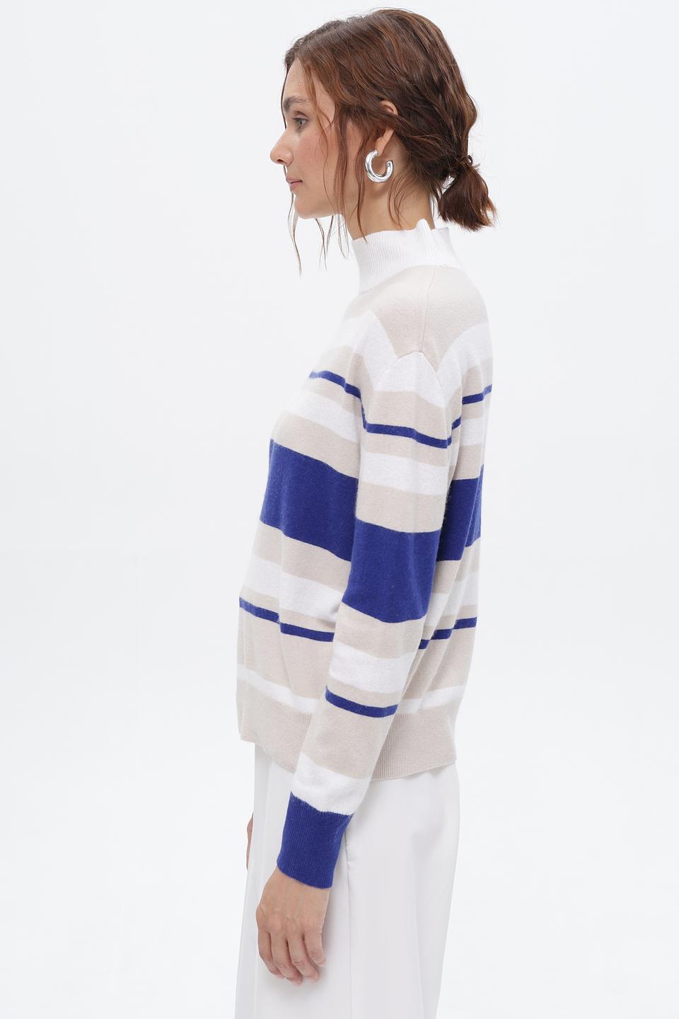 Пуловер Pezzo в полоску