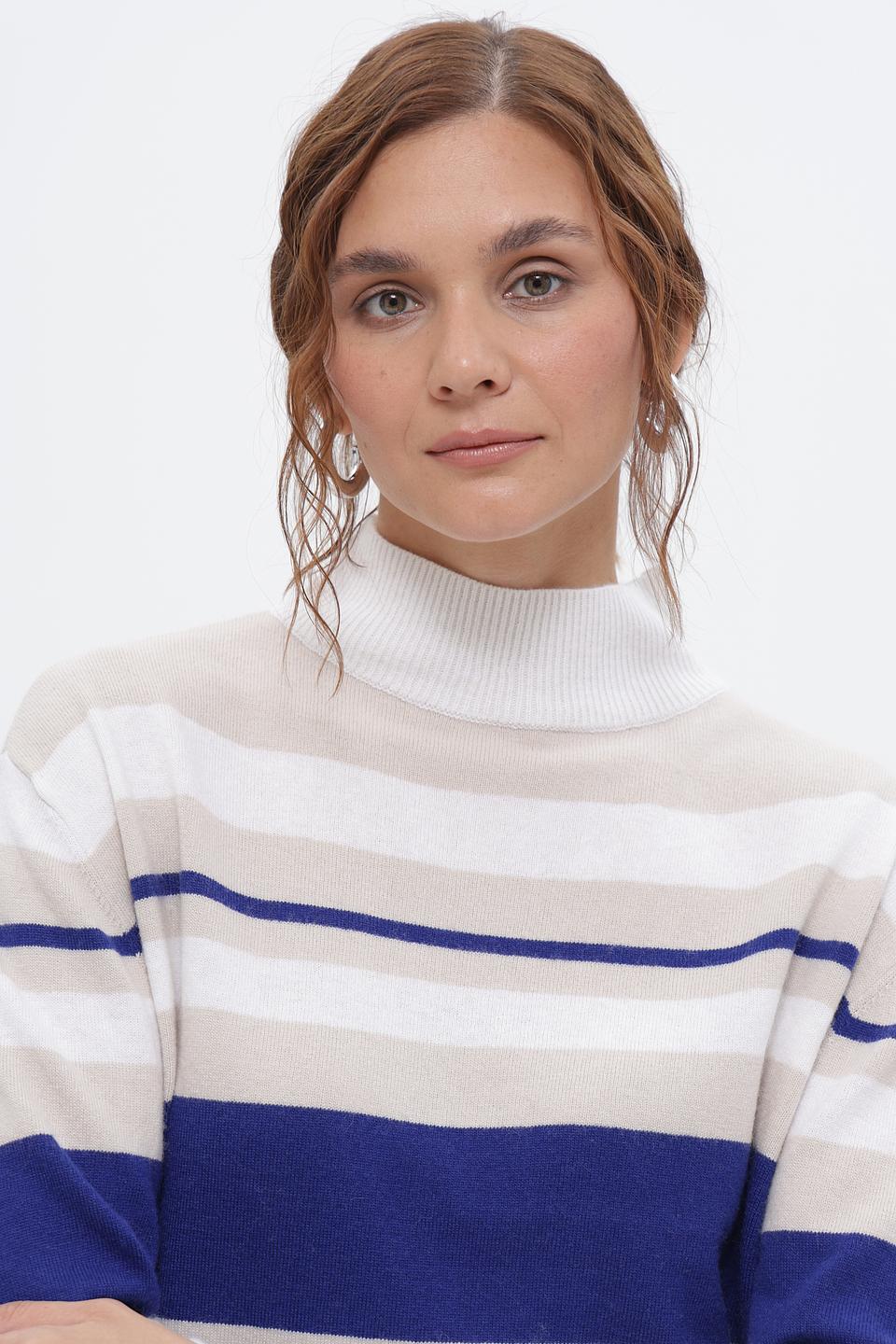 Пуловер Pezzo в полоску