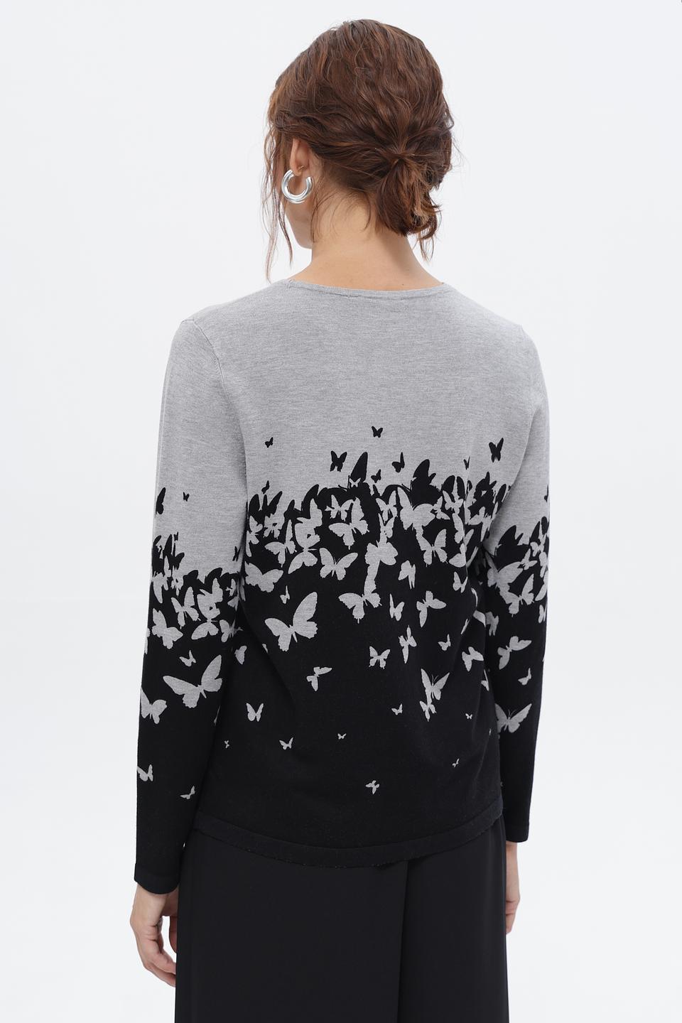 Пуловер Just Valeri с бабочками