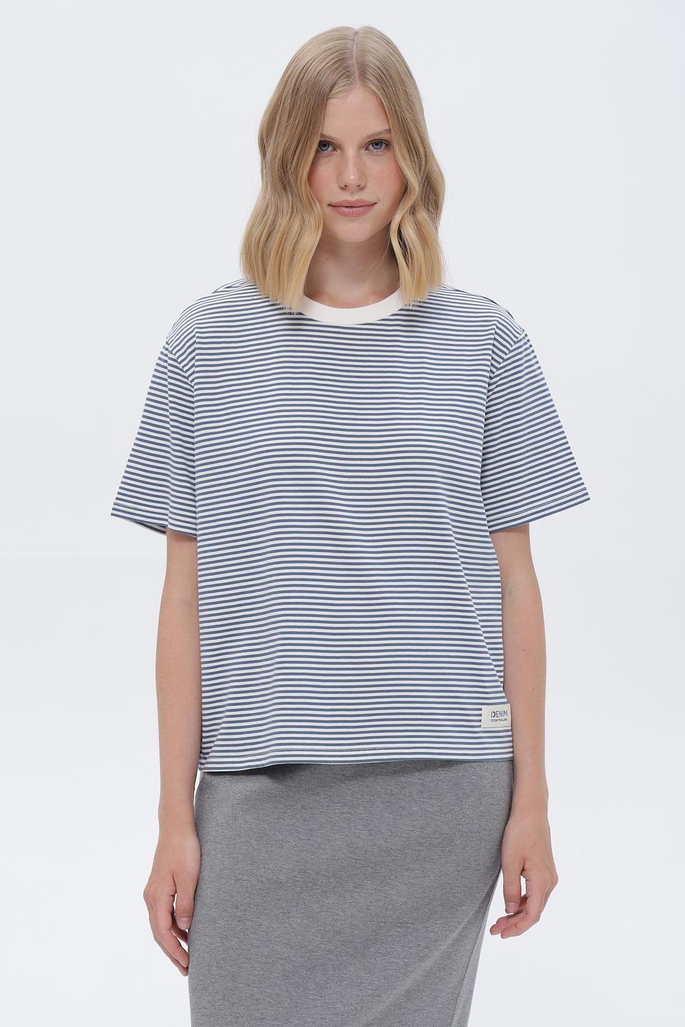 Футболка Tom Tailor denim в полоску