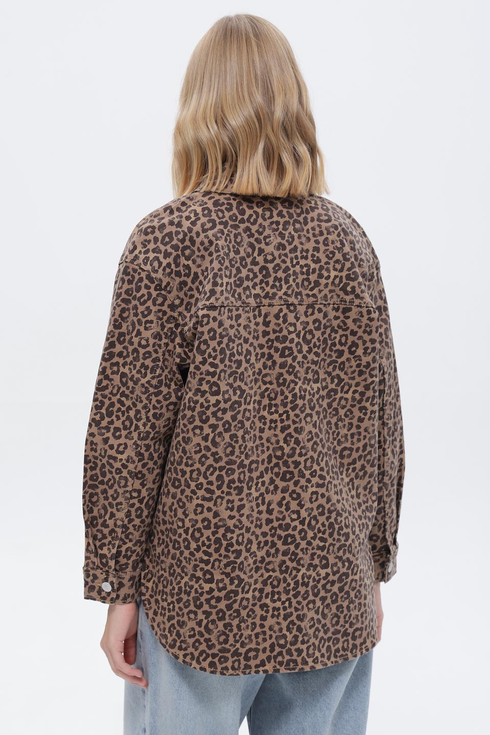 Жакет Tom Tailor denim леопард