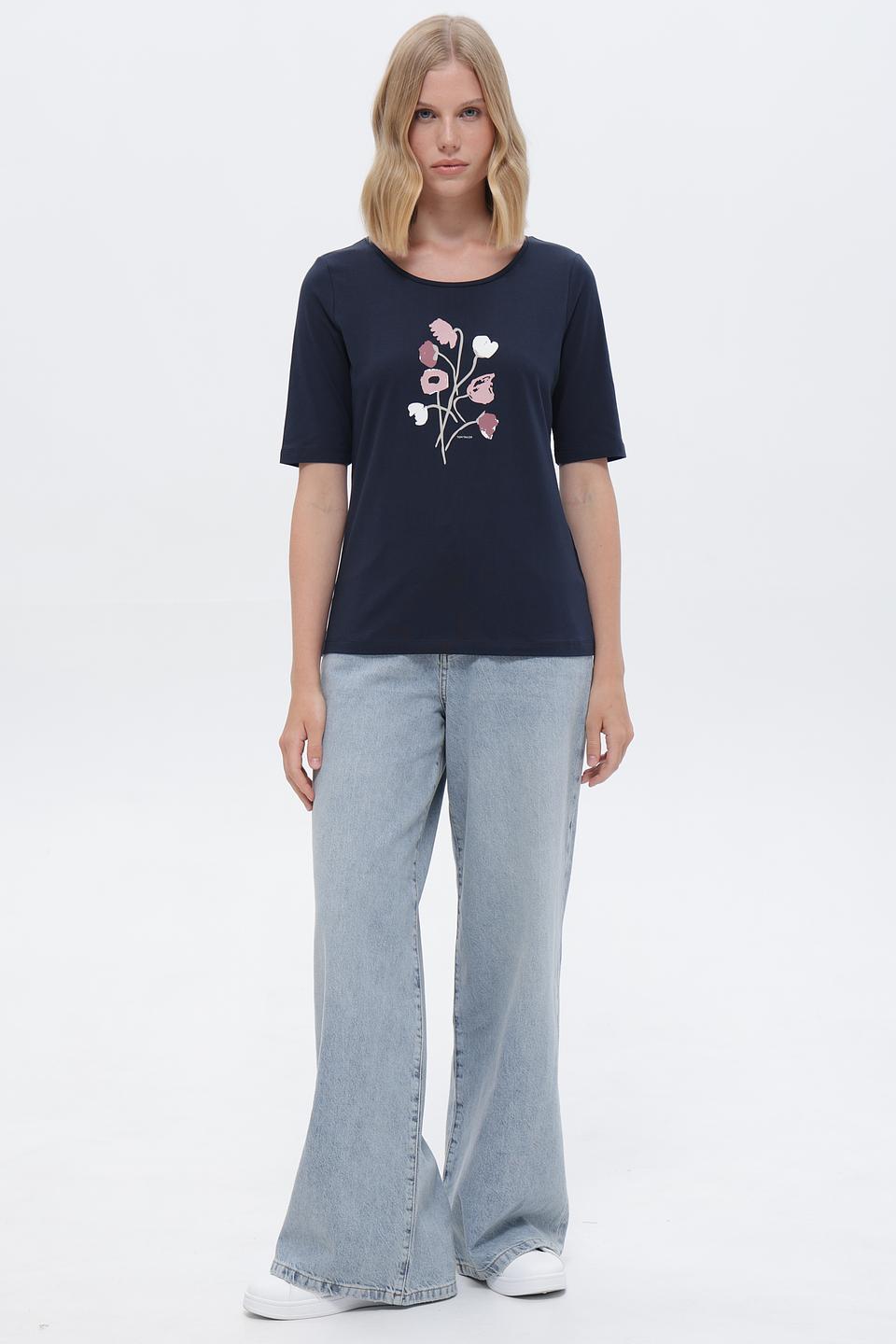 Футболка Tom Tailor с цветочным принтом