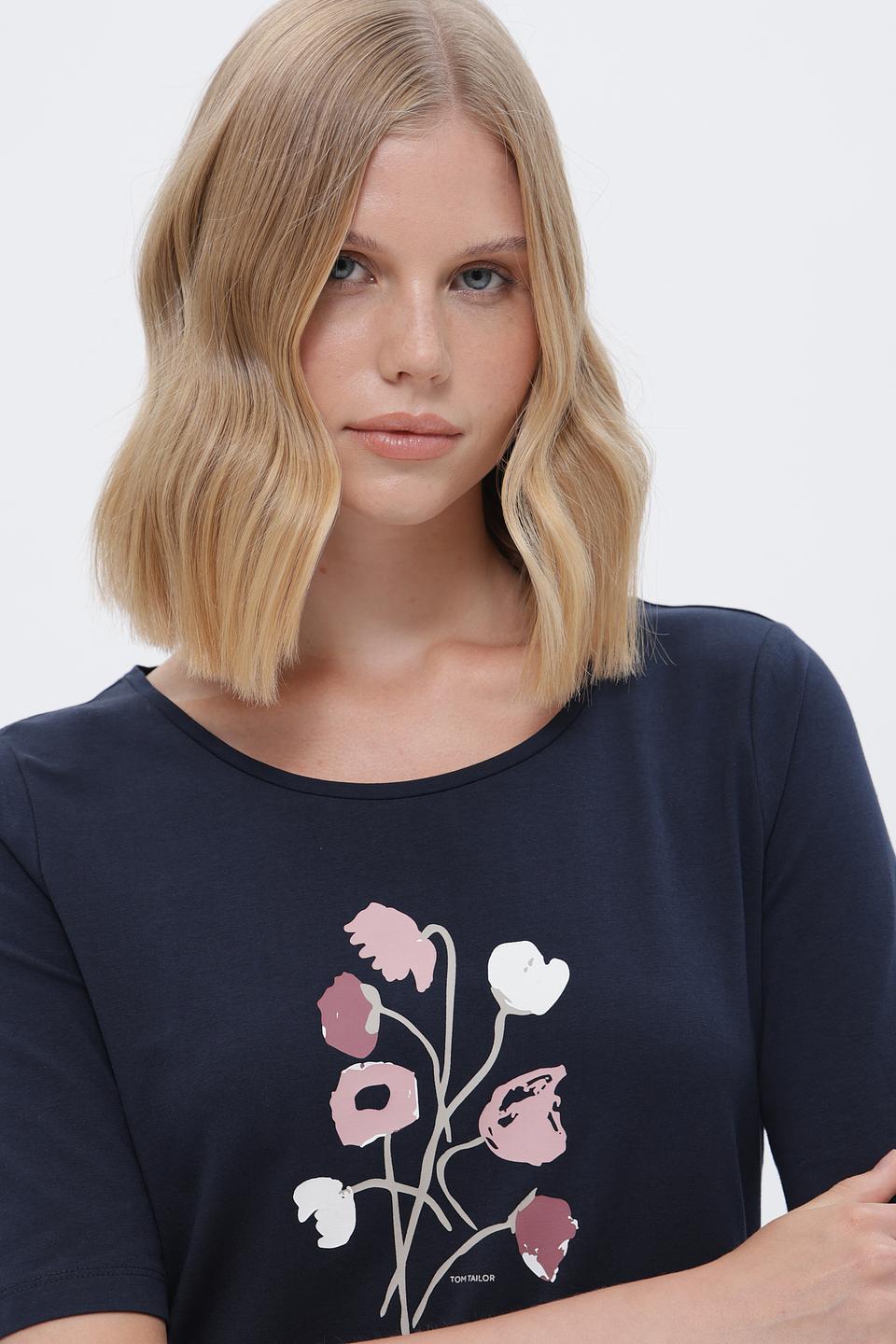 Футболка Tom Tailor с цветочным принтом