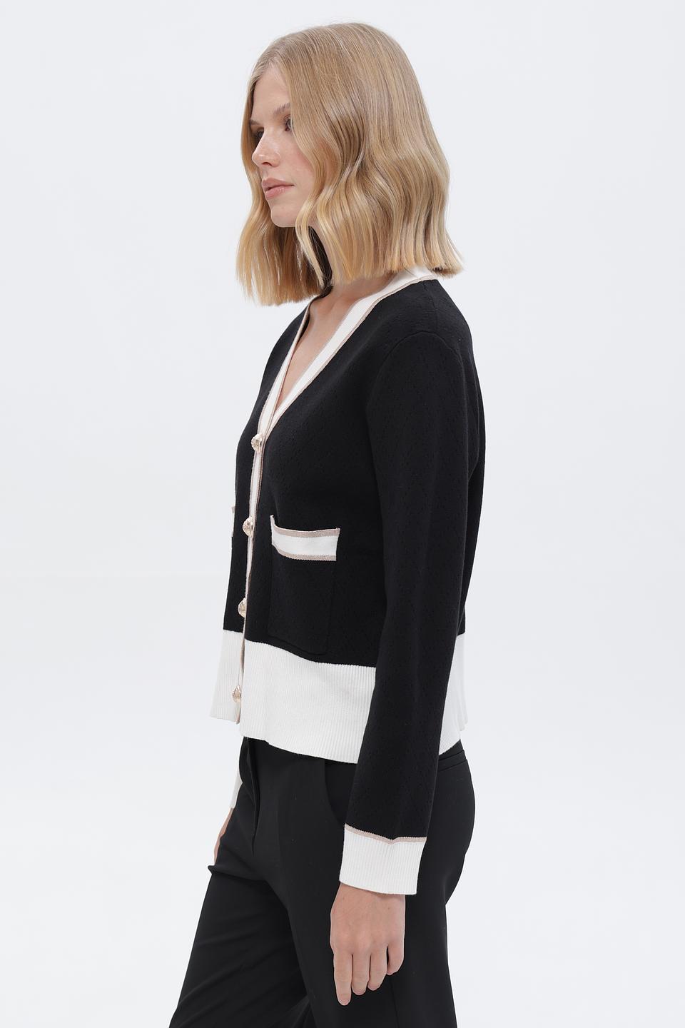 Жакет Passioni с контрастной отделкой