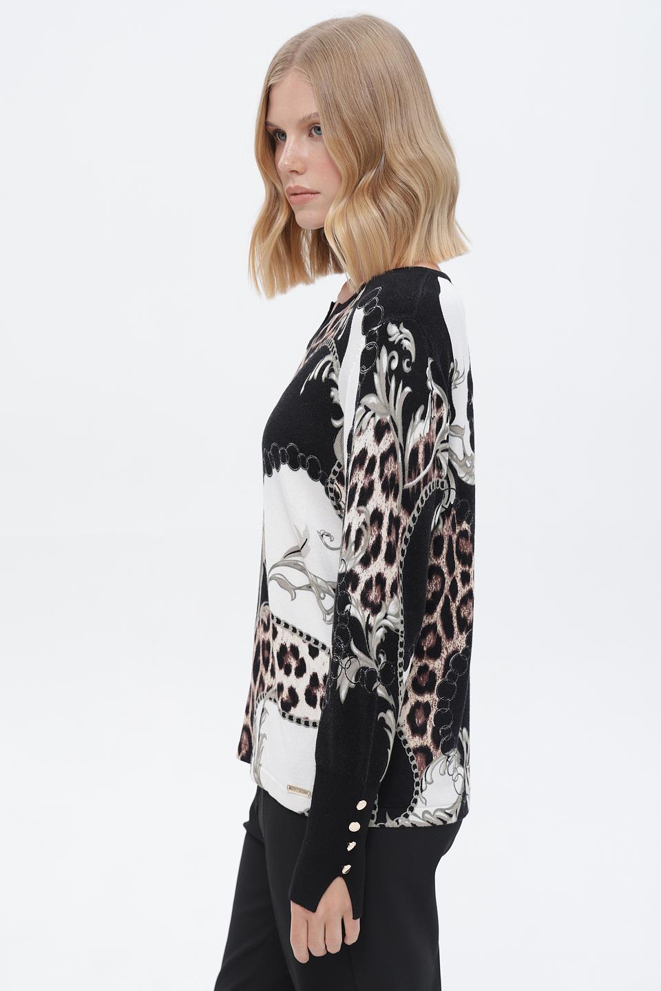 Пуловер Passioni с принтом