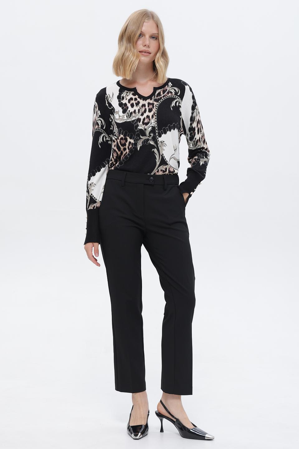 Брюки ZRS прямые черные