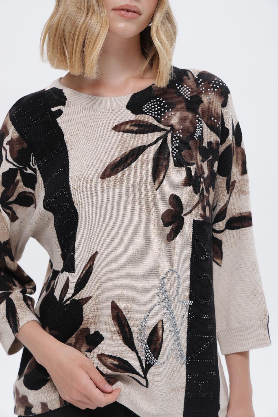 Пуловер Betty Barclay с цветочным принтом