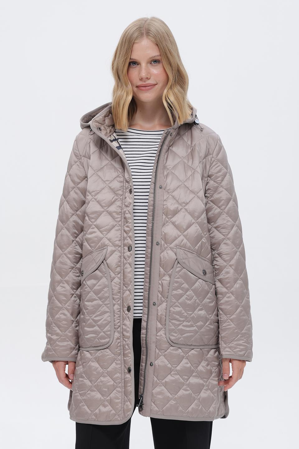 Куртка стеганая Betty Barclay серая