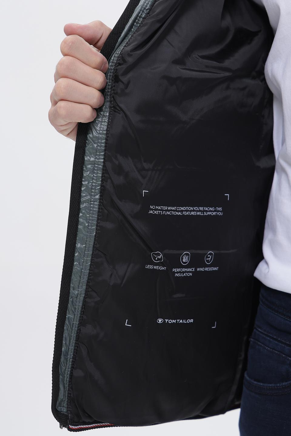 Куртка Tom Tailor стеганая серая