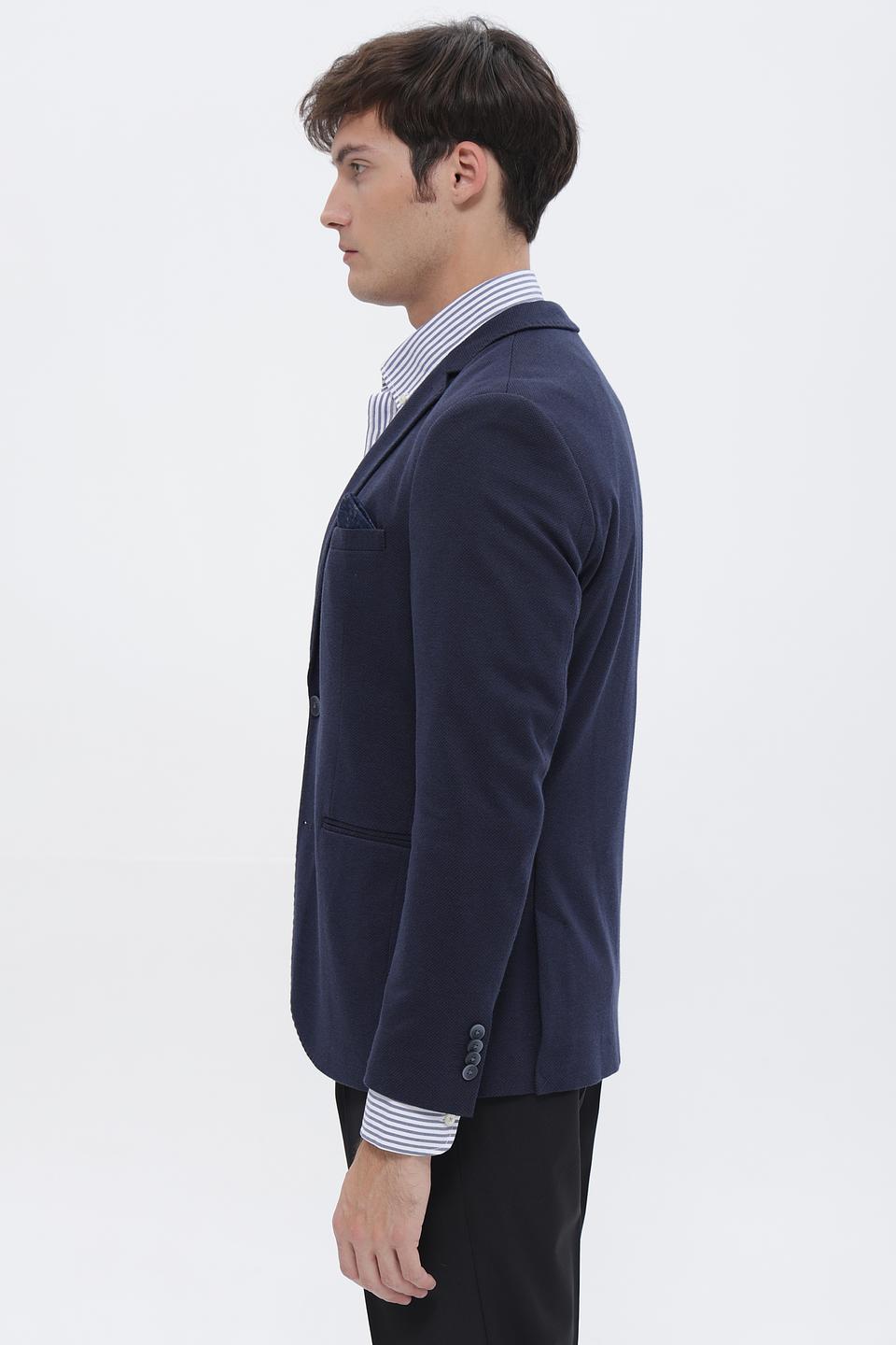 Пиджак Calamar синий приталенный