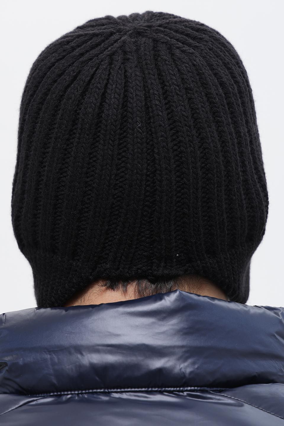 Шапка ADL man с ушами чёрная