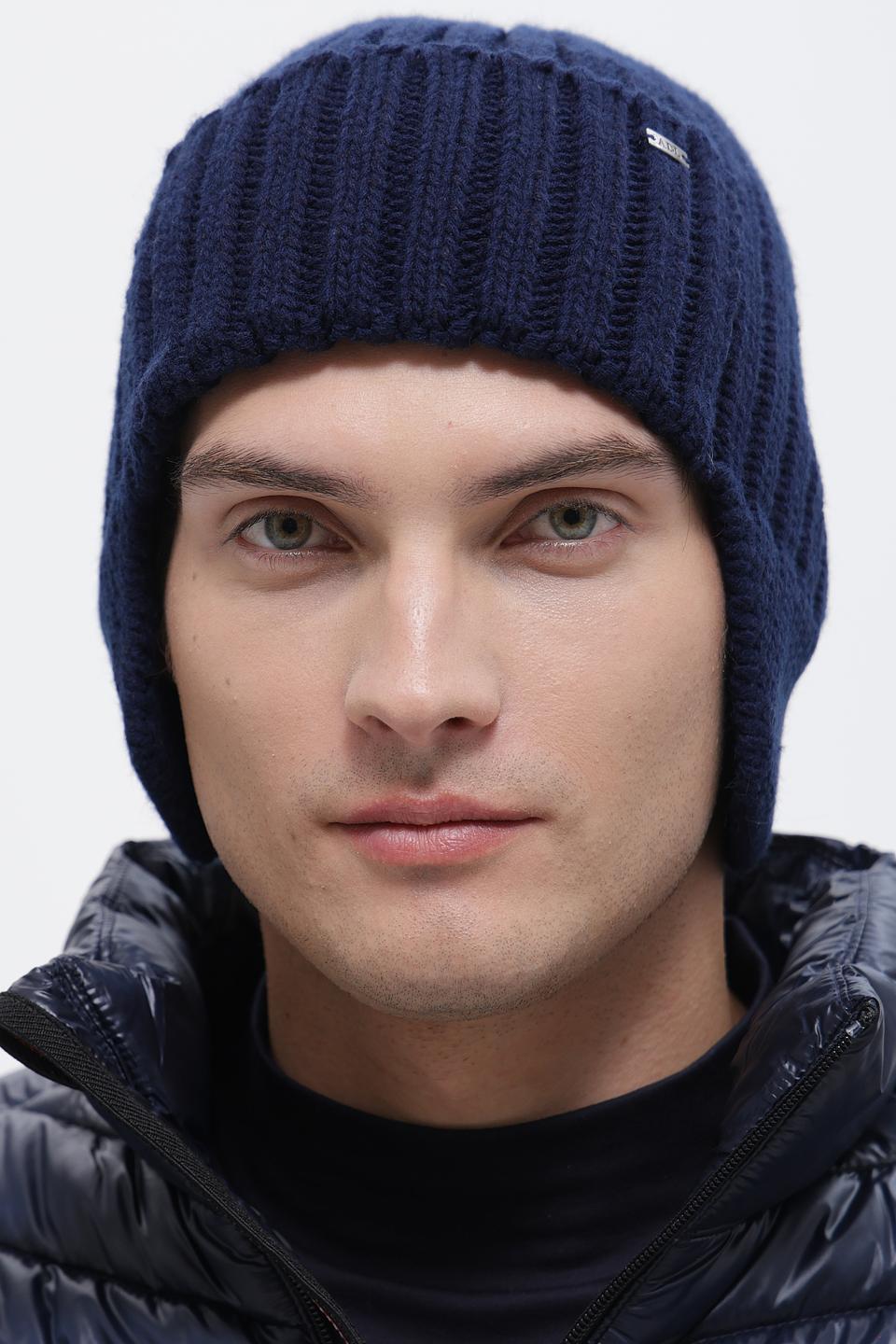 Шапка ADL man вязаная с ушами