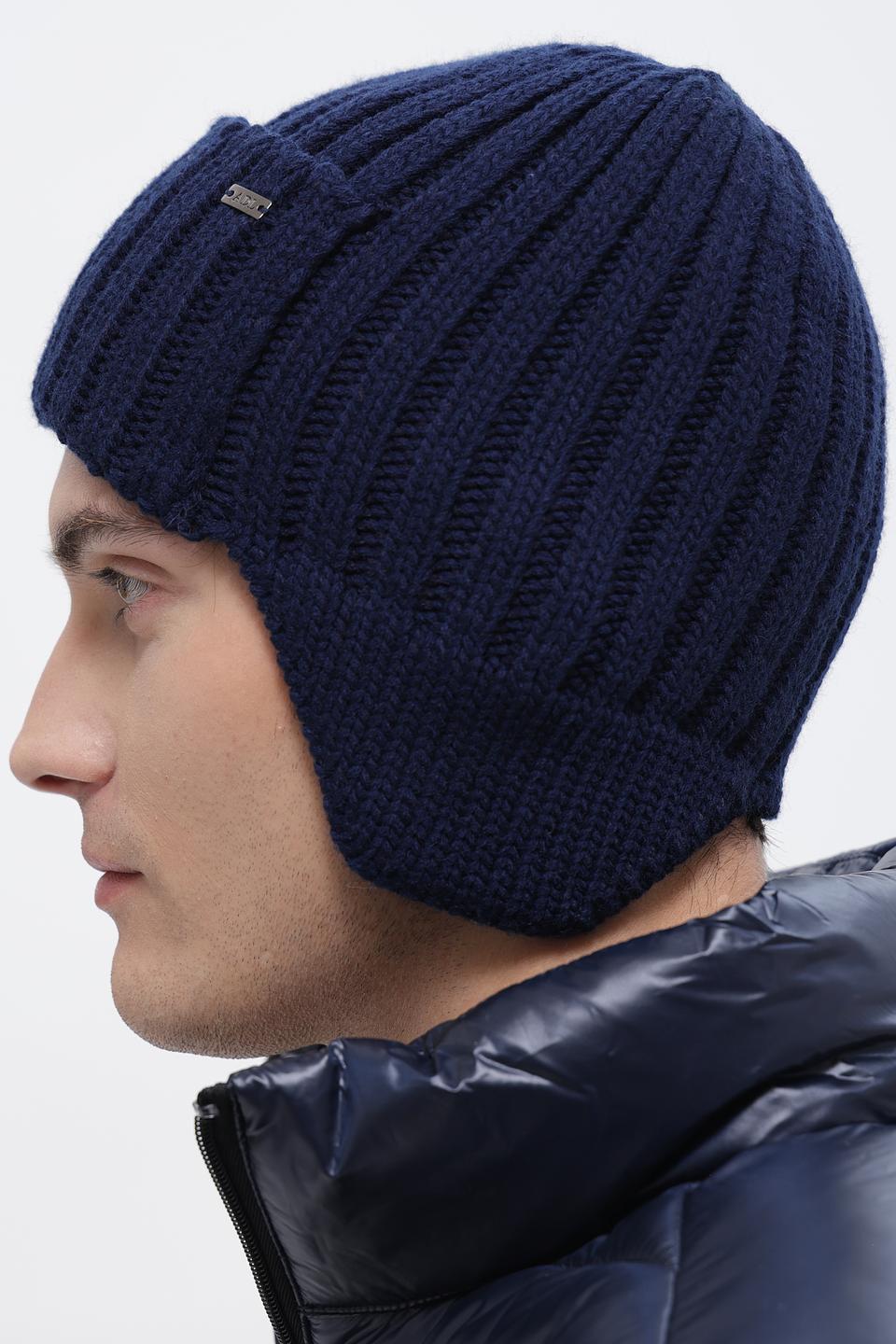 Шапка ADL man вязаная с ушами