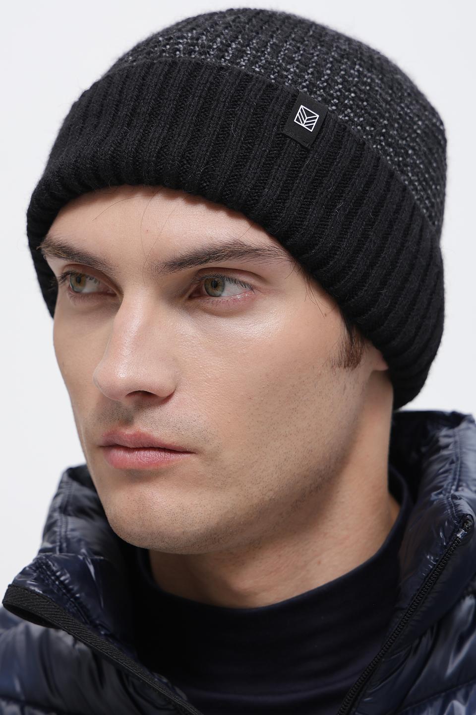 Шапка Marhatter мужская чёрная