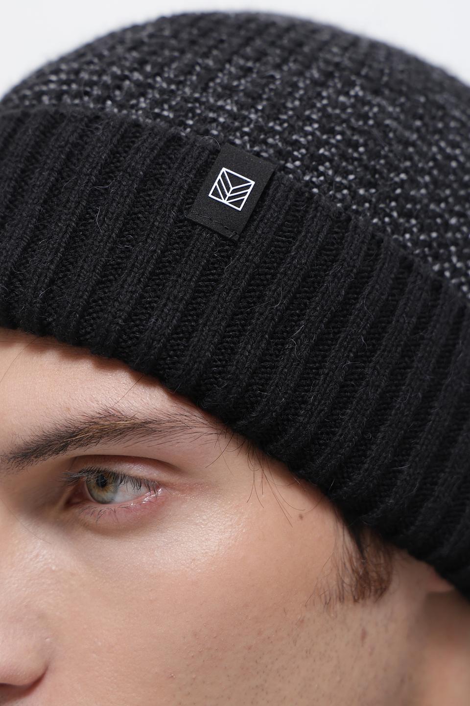 Шапка Marhatter мужская чёрная