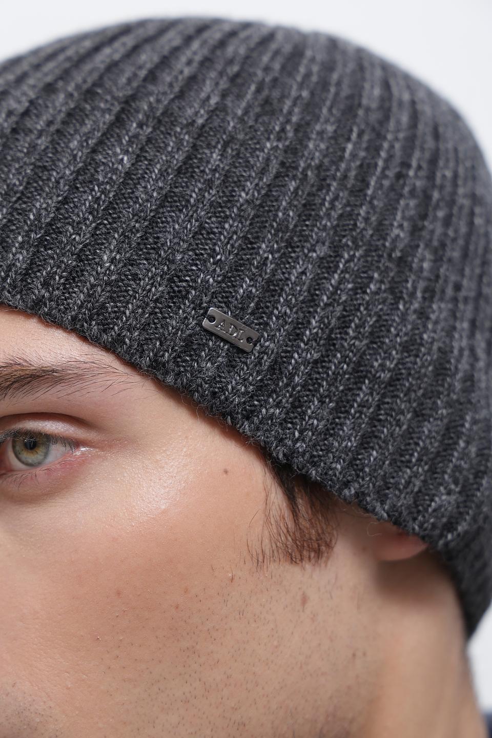 Шапка ADL man серая