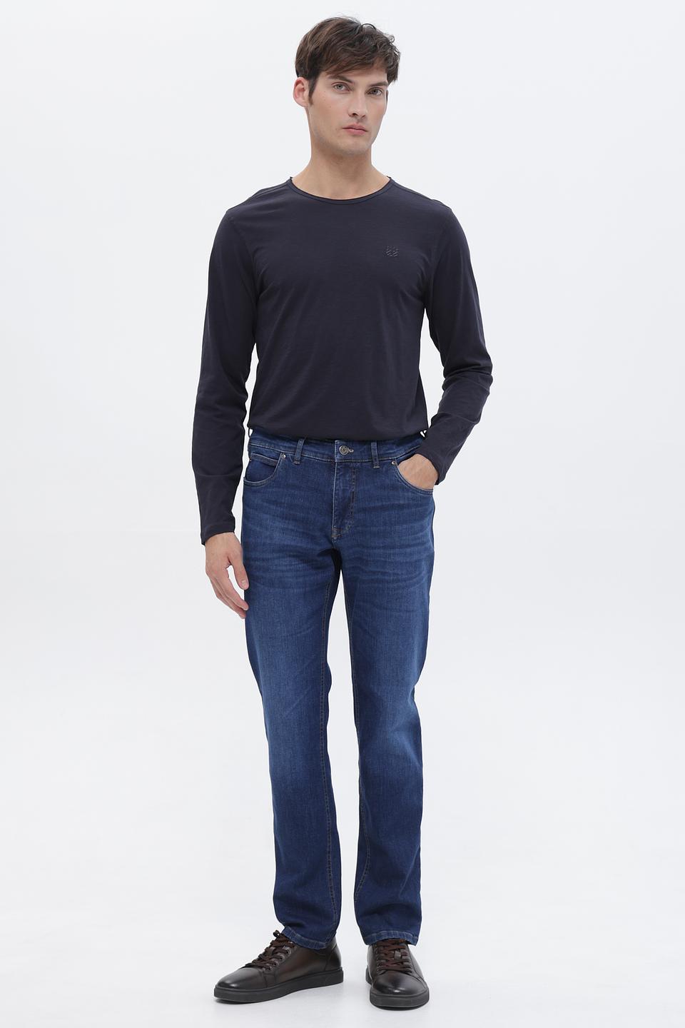 Джинсы Gardeur синие прямые