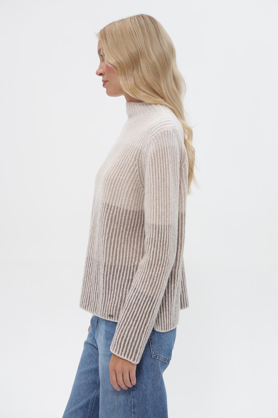 Пуловер Cinque в полоску бежевый