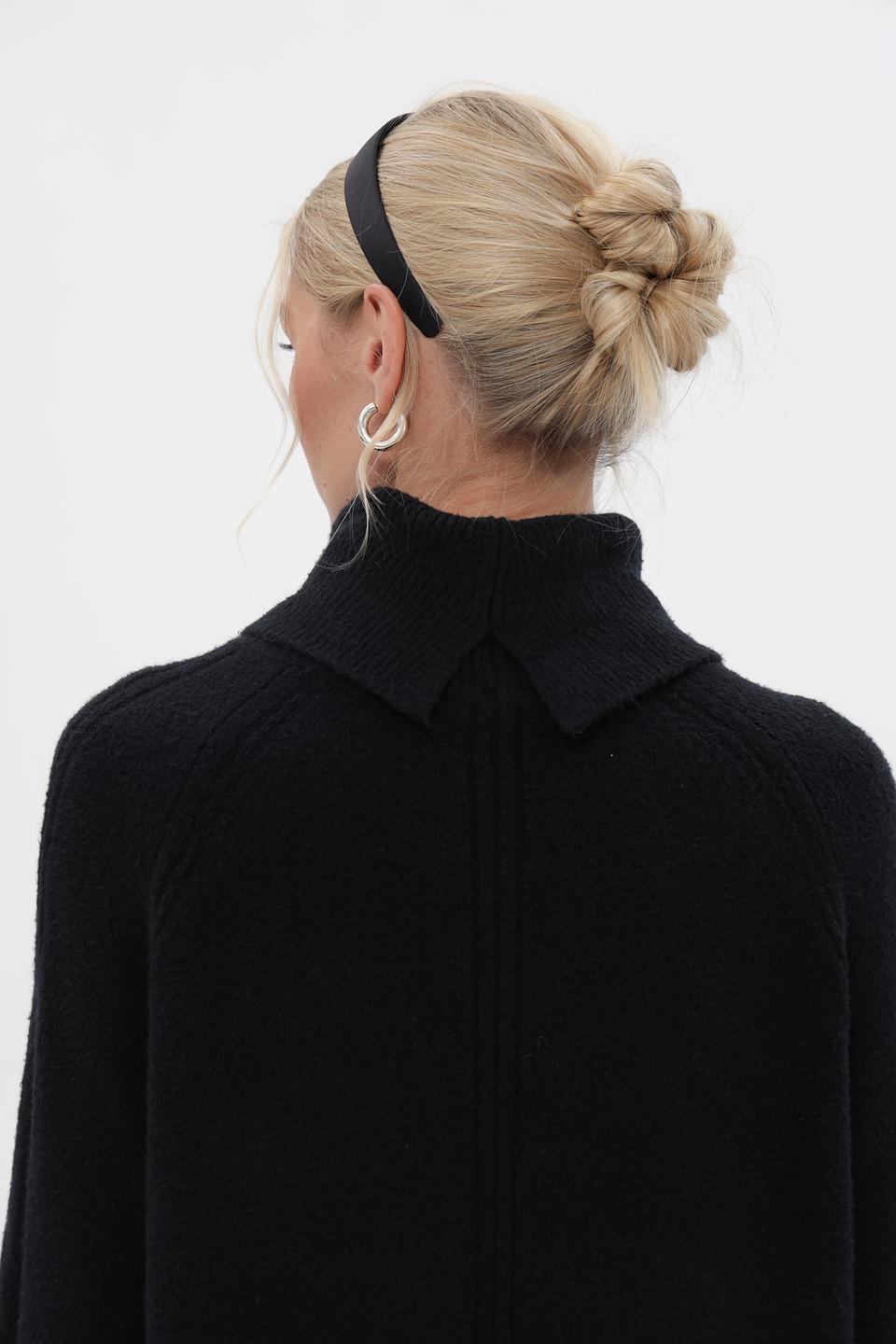 Пуловер Cinque с высоким горлом чёрный