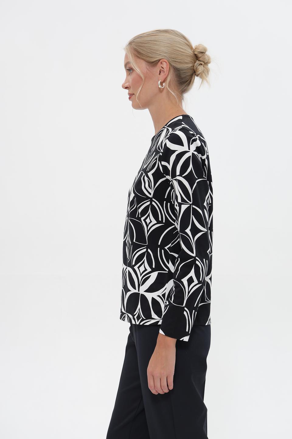 Футболка Barbara Lebek с принтом