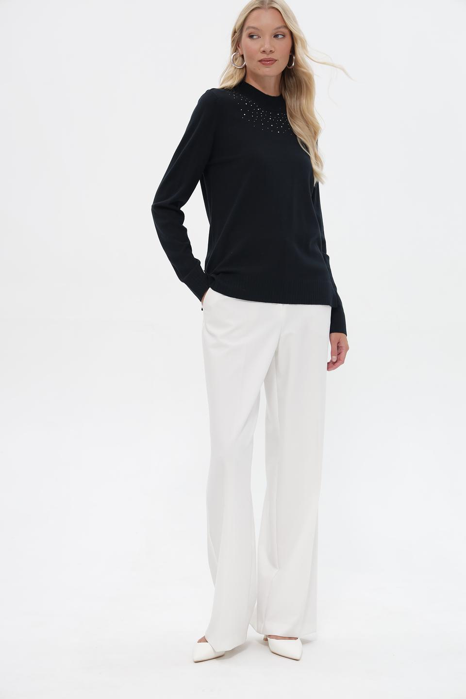 Пуловер Barbara Lebek с декором