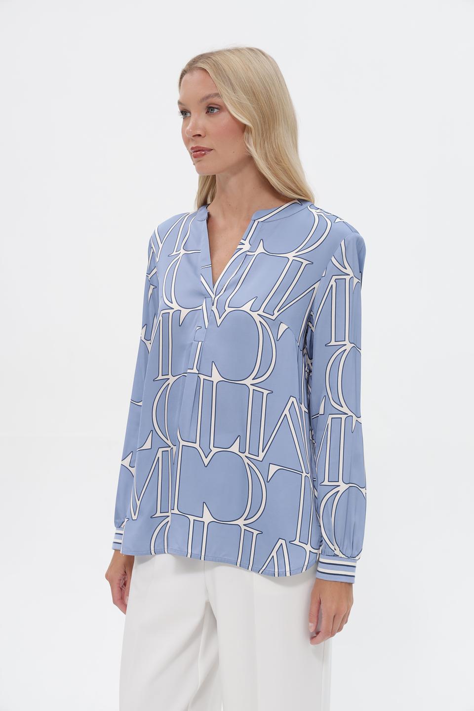 Блузка Lecomte с принтом