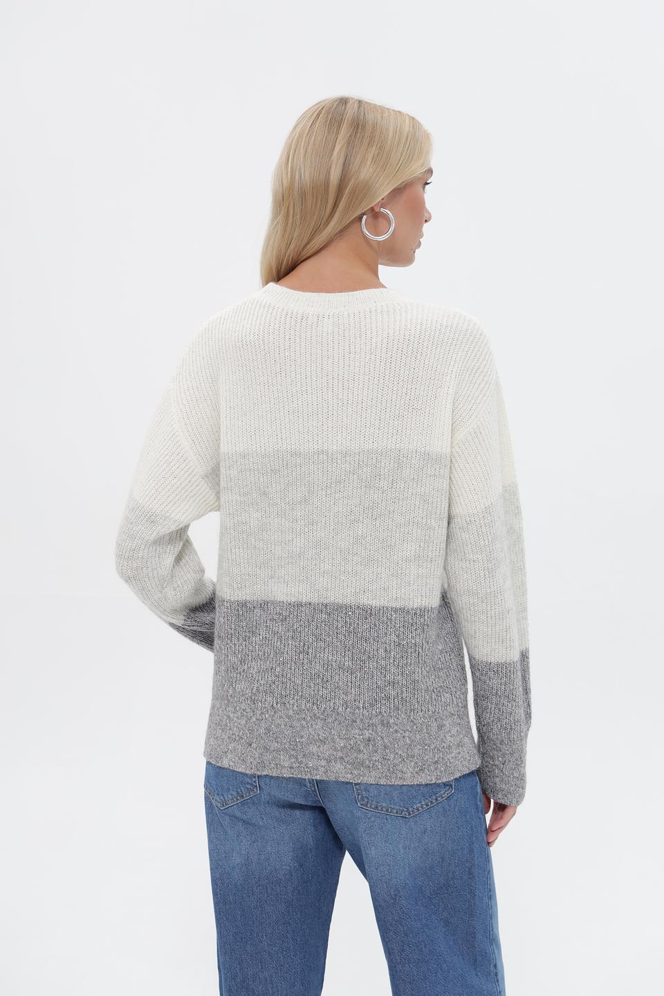 Пуловер UNQ двухцветный