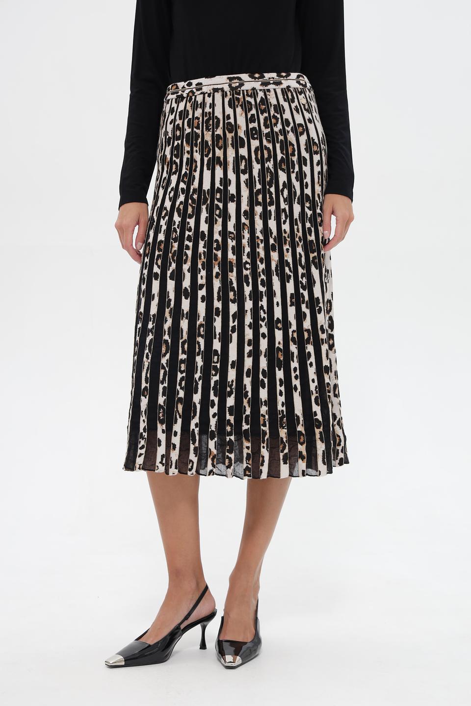 Юбка Marc Cain с леопардовым принтом