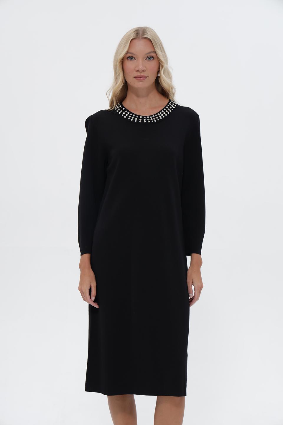 Платье UNQ с жемчужным декором