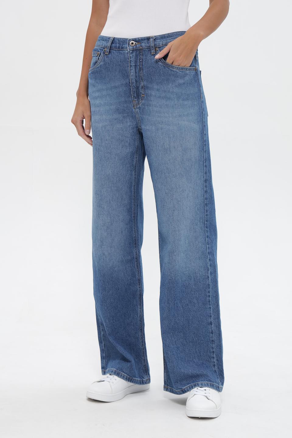 Джинсы Cinque клеш голубой