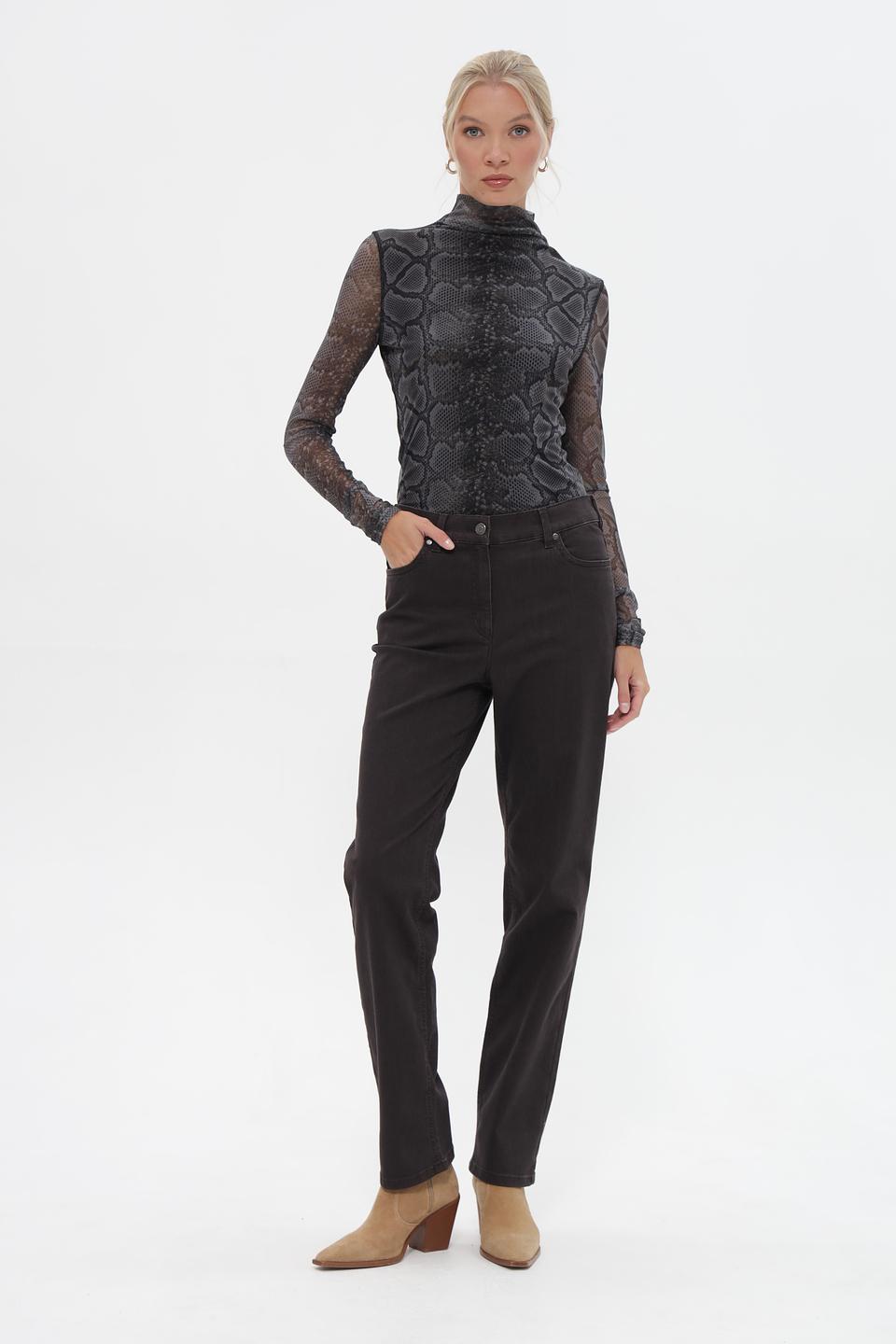 Джинсы ZRS прямые, графит