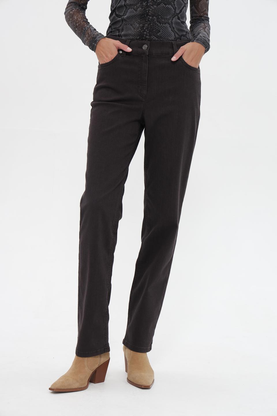 Джинсы ZRS прямые, графит