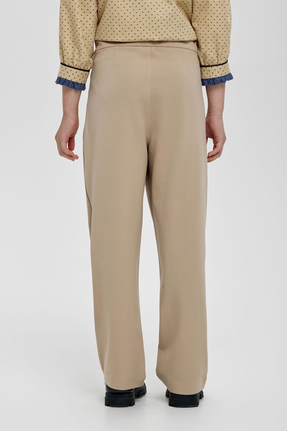 Брюки Choupette дев. с полоской бежевые