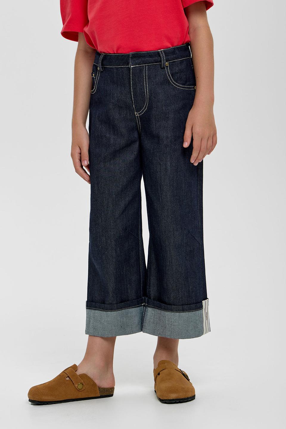 Джинсы Choupette деним с манжетами