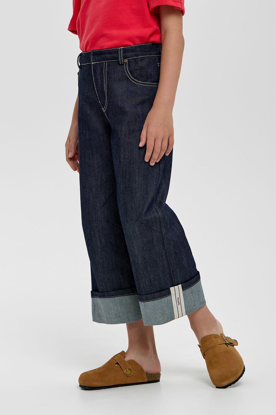 Джинсы Choupette деним с манжетами