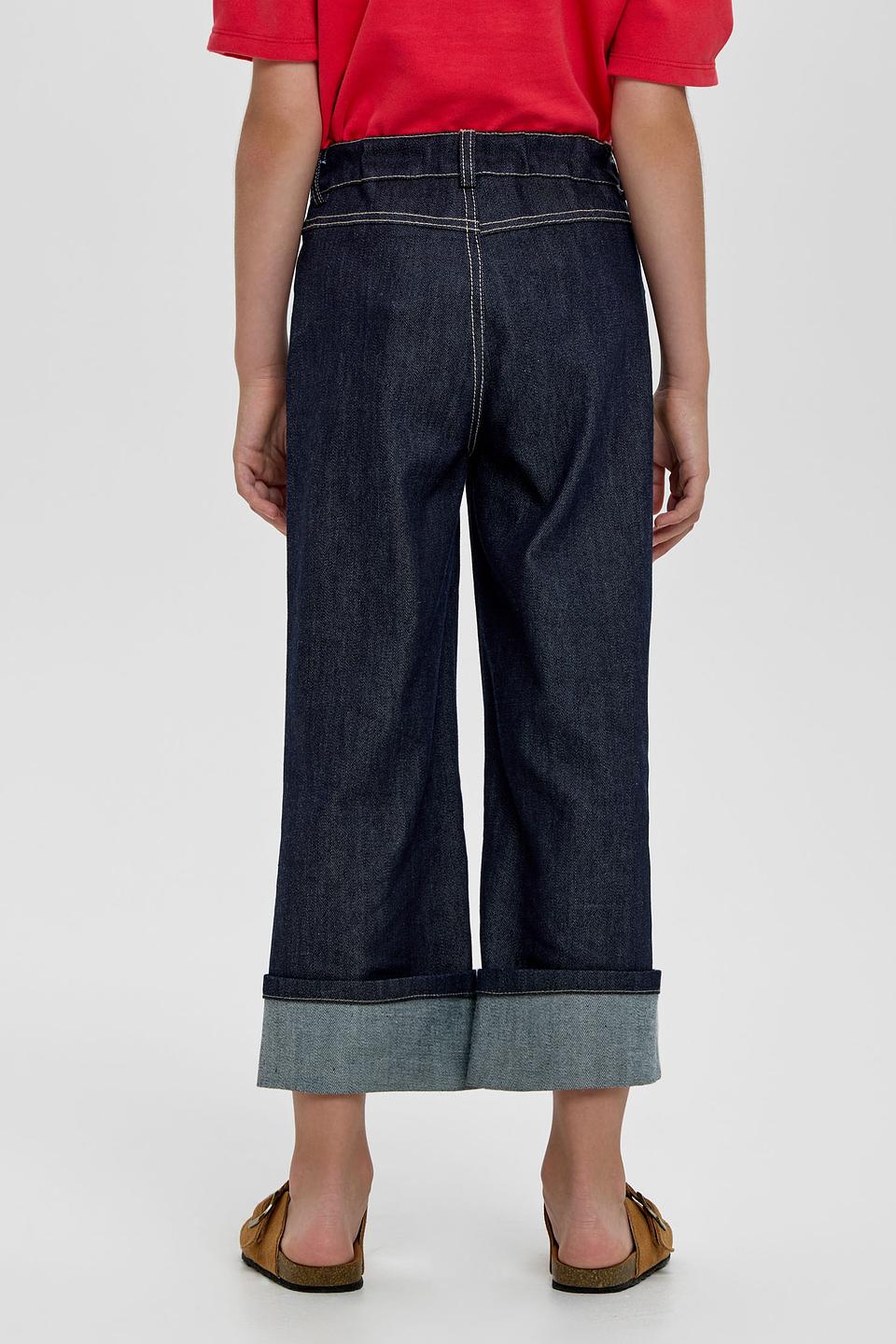 Джинсы Choupette деним с манжетами