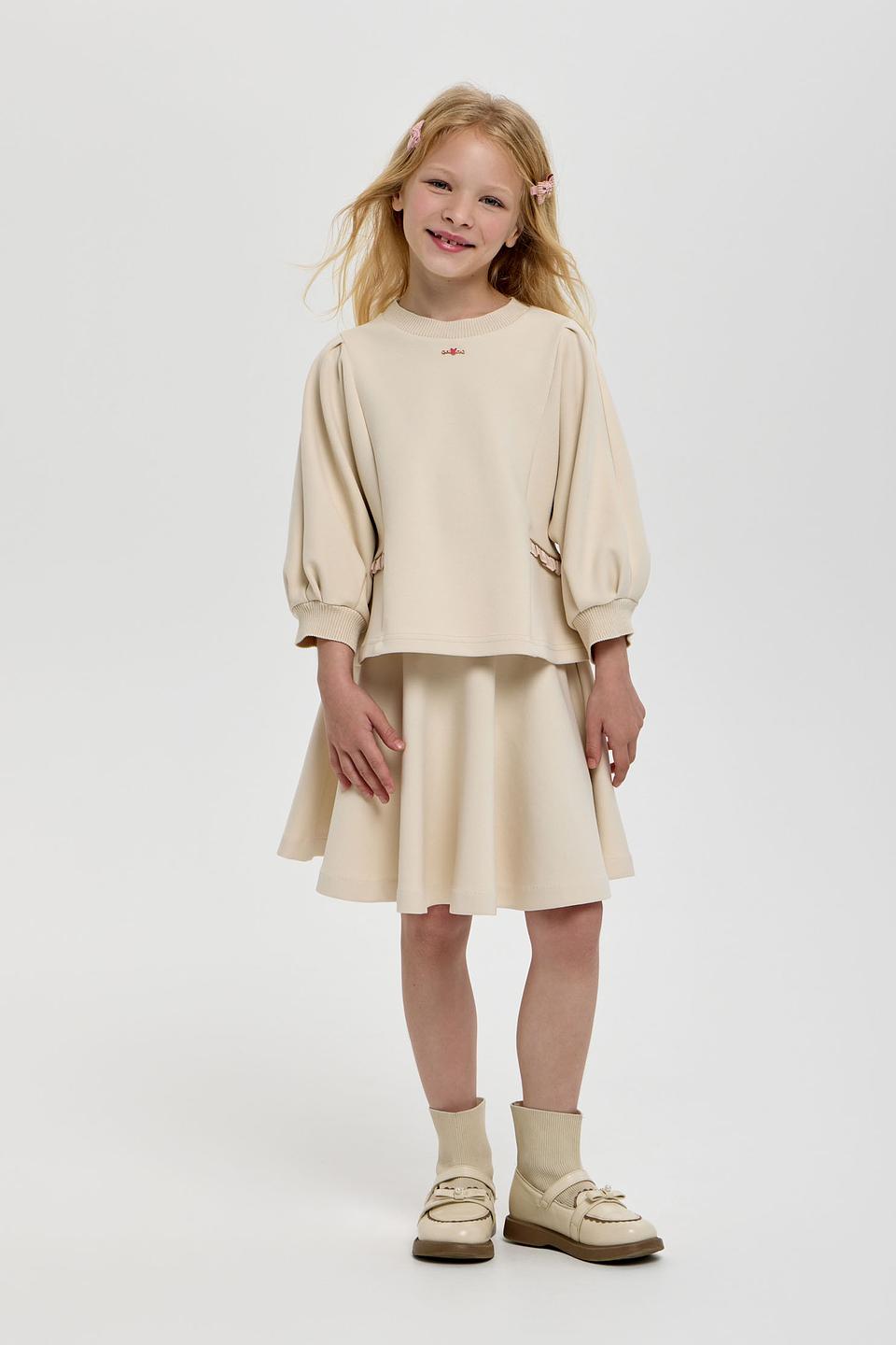 Джемпер Choupette дев. с рукавом-фонарик