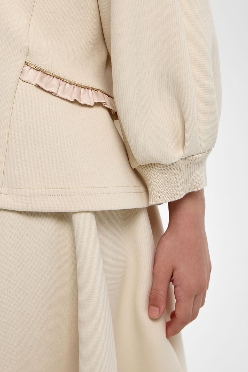 Джемпер Choupette дев. с рукавом-фонарик