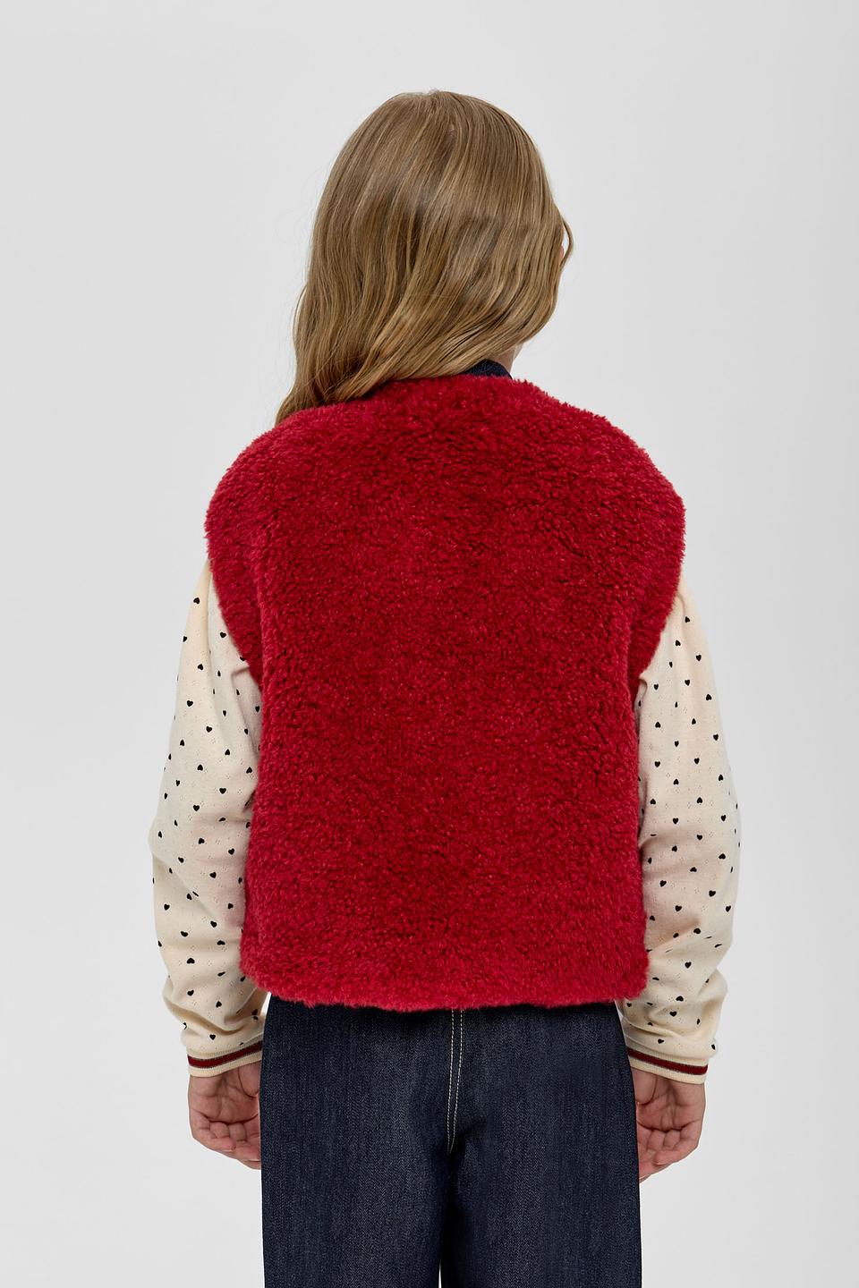 Жилет Choupette дев. бордовый