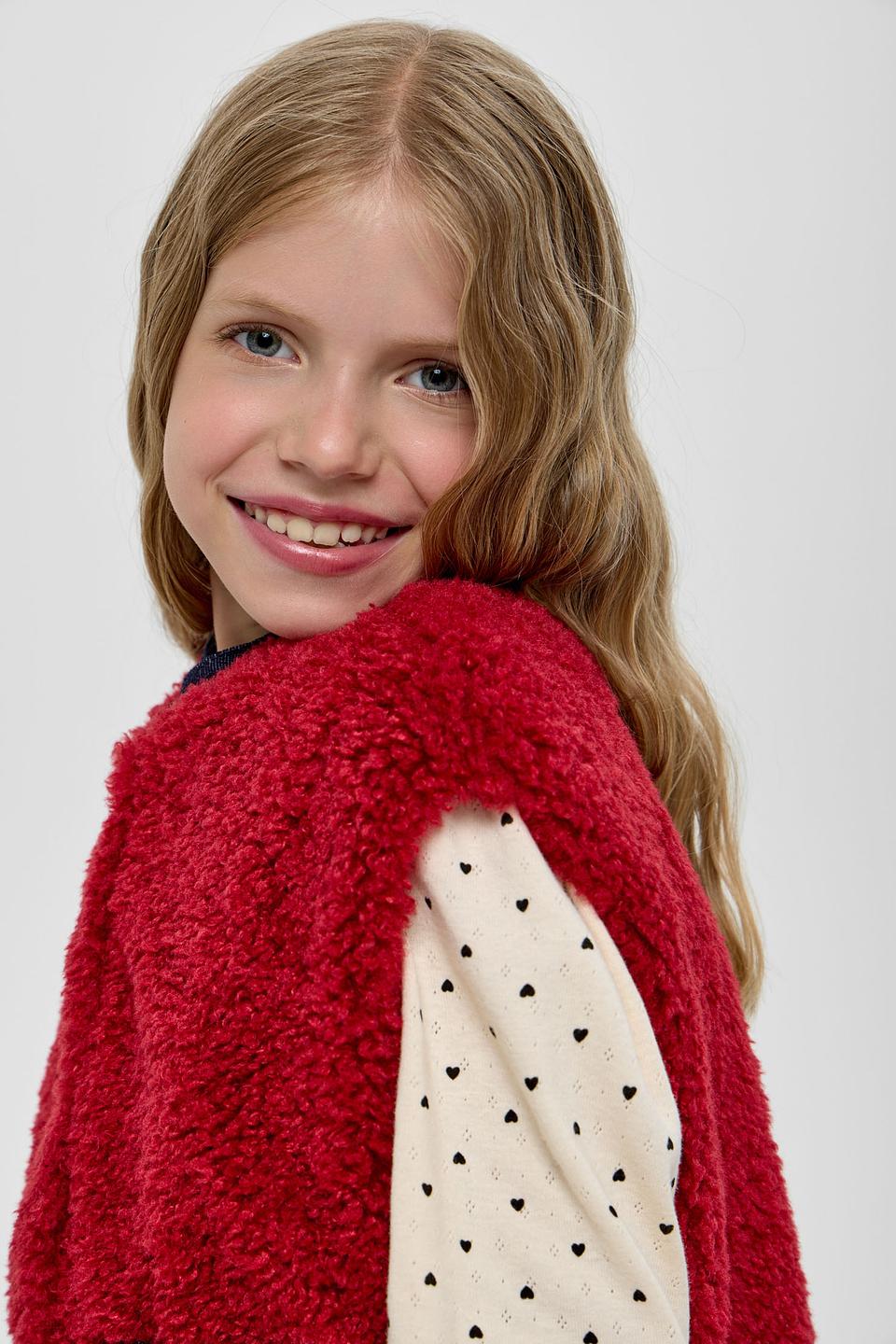 Жилет Choupette дев. бордовый