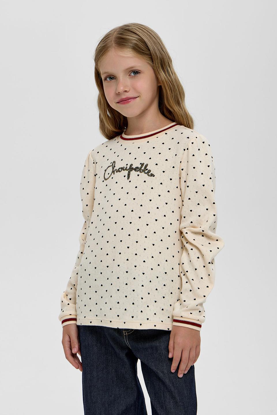 Футболка Choupette дев. в горошек