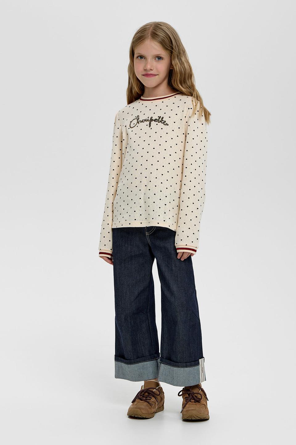 Футболка Choupette дев. в горошек