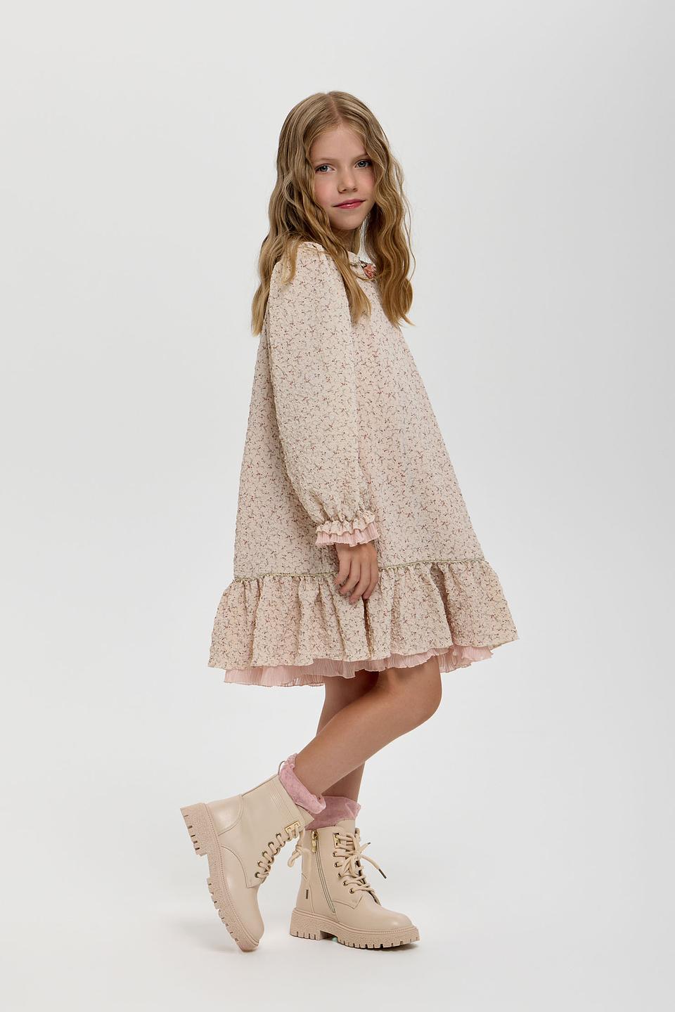 Платье Choupette дев. с цветочным принтом