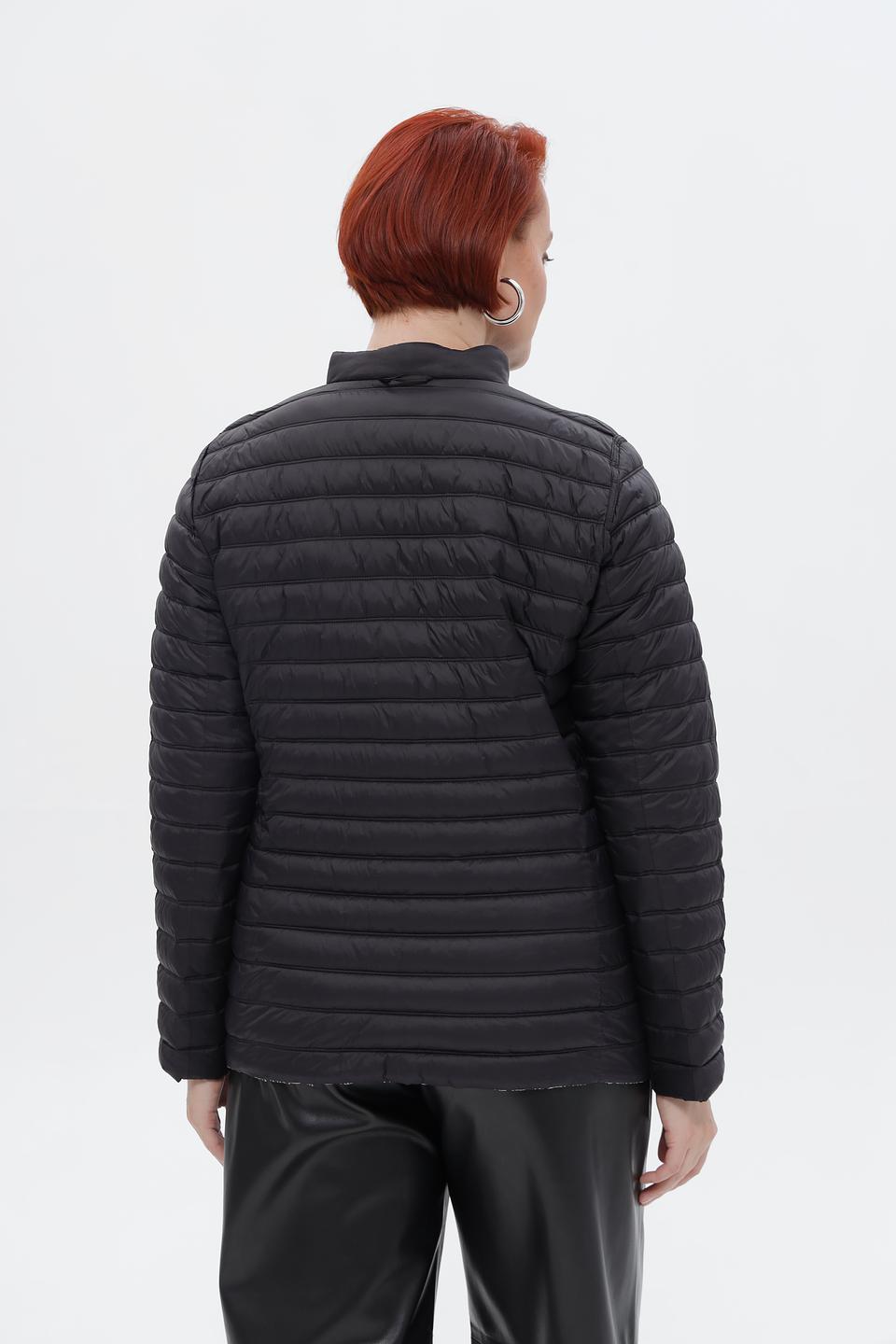 Куртка стеганая Lebek с принтом