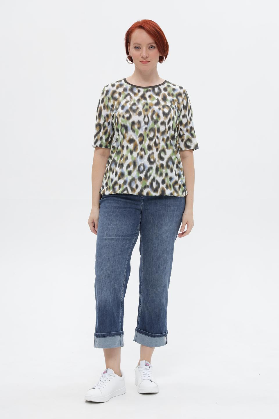 Футболка Rabe collection с леопардовым принтом