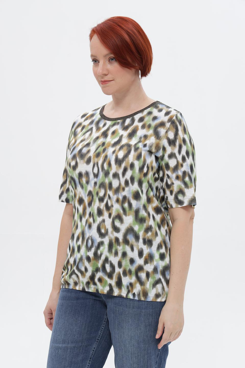 Футболка Rabe collection с леопардовым принтом
