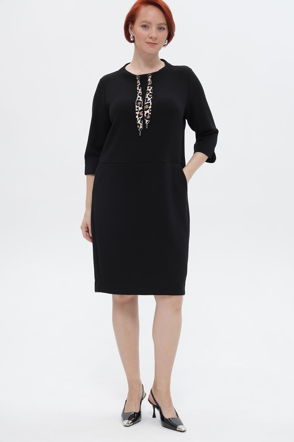 Платье Via Appia с леопардовым декором