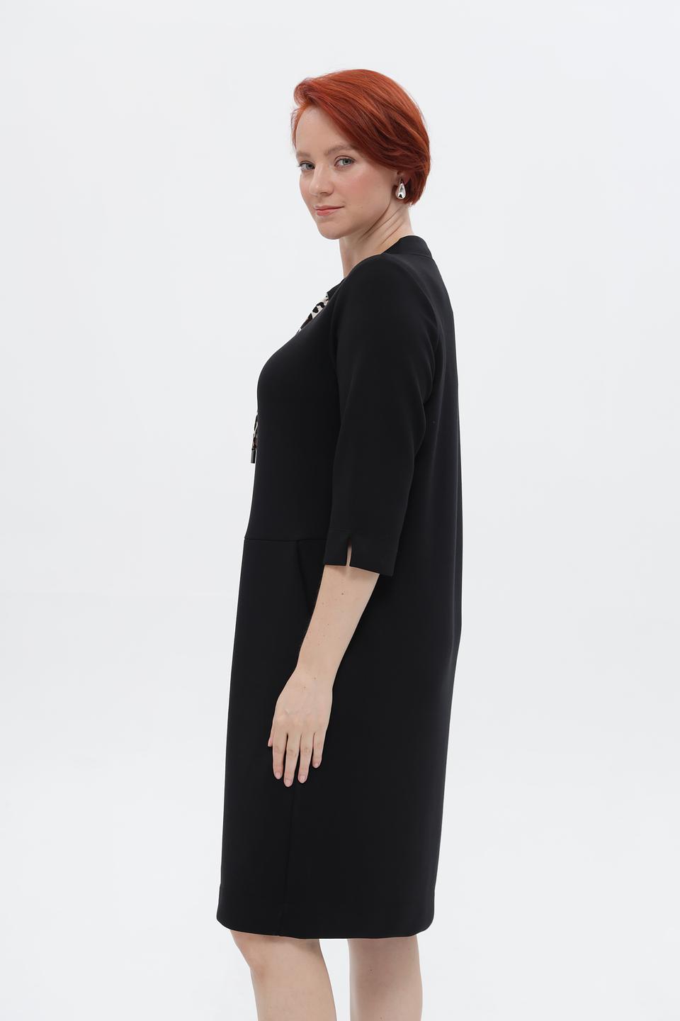 Платье Via Appia с леопардовым декором