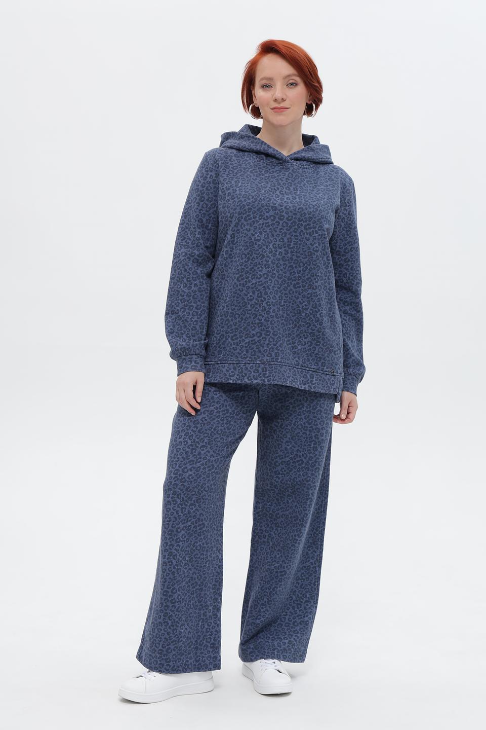 Пуловер Frapp с леопардовым принтом