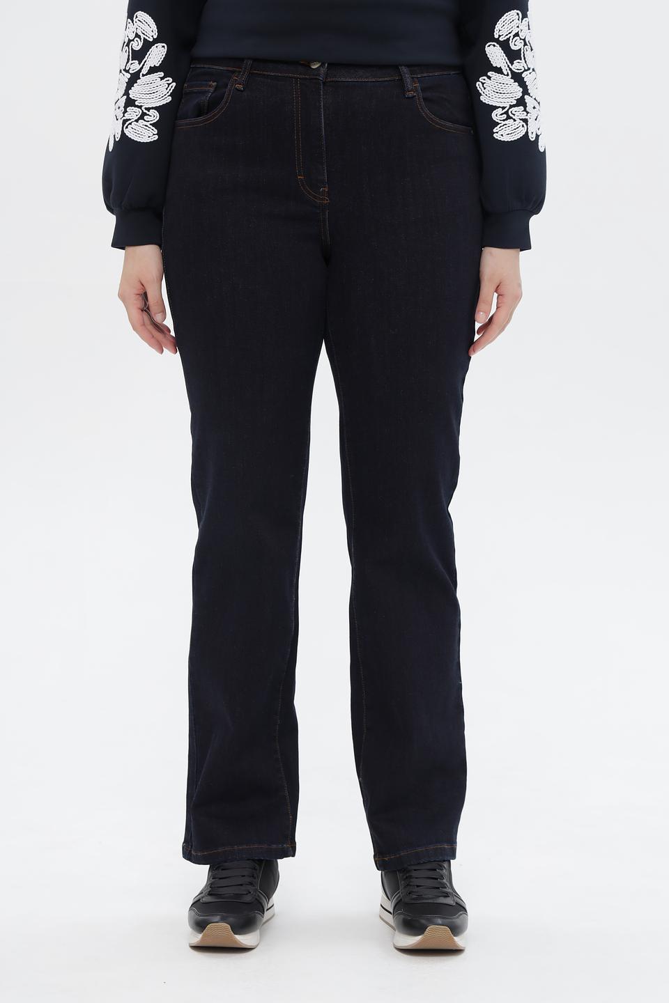 Джинсы Frapp клёш тёмно-синие